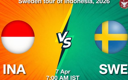 Indonesia vs Sweden 1st T20I Live Score 2026: Sweden 117/6 After 19 Overs