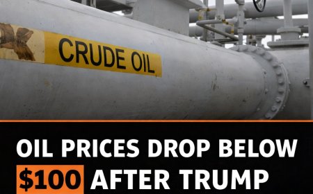 Oil Prices Crash Below $100 After Trump’s Iran Ceasefire