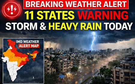 Weather Update April 9: Rain Alert in 12 States, Storms & Winds Up to 85 km/h Expected