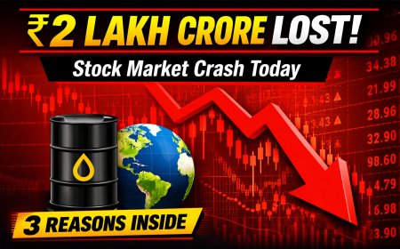 Stock Market Crash Today: ₹2 Lakh Crore Investor Loss