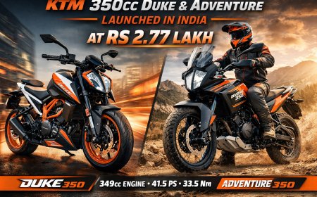 KTM 350cc Duke & Adventure Launched in India at Rs 2.77 Lakh