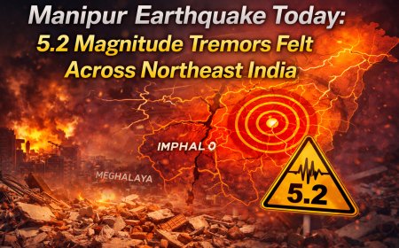 Manipur Earthquake Today: 5.2 Magnitude Tremors Felt Across Northeast India