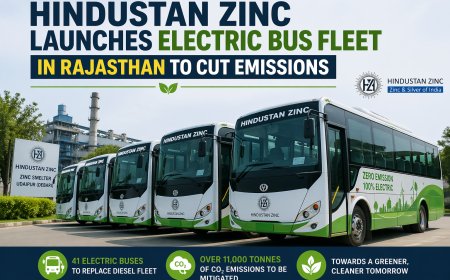 Hindustan Zinc Launches Electric Bus Fleet in Rajasthan to Cut Emissions