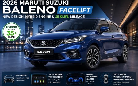 2026 Maruti Suzuki Baleno Facelift – New Design, Hybrid Engine & 35 kmpl Mileage