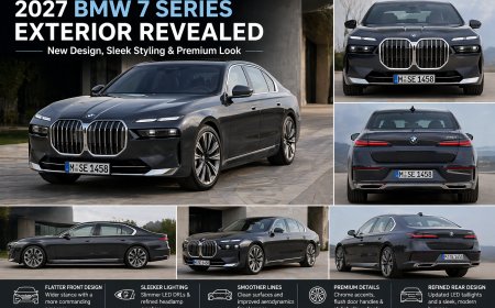 2027 BMW 7 Series Exterior Revealed – New Design, Sleek Styling & Premium Look