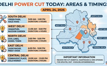 Delhi Power Cut Today: Areas, Timings for April 24