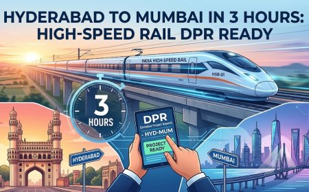 Hyderabad to Mumbai in 3 Hours: High-Speed Rail DPR Ready