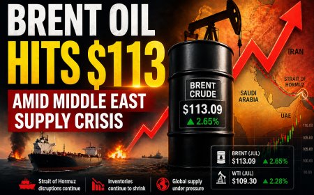 Brent Oil Hits $113 Amid Middle East Supply Crisis