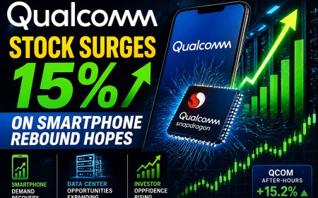 Qualcomm Stock Surges 15% on Smartphone Rebound Hopes
