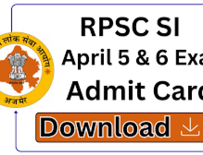 RPSC SI Admit Card 2026 Released: Download Hall Ticket at RPSC