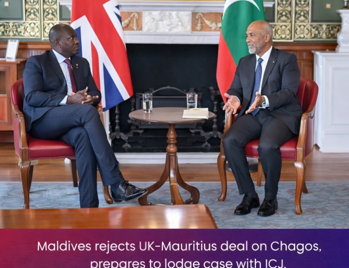 Maldives Rejects UK Chagos Deal, Threatens Legal Action