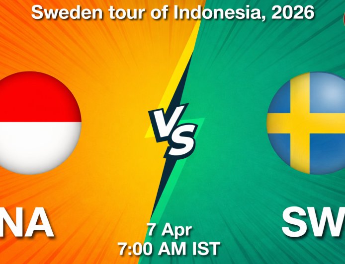 Indonesia vs Sweden 1st T20I Live Score 2026: Sweden 117/6 After 19 Overs