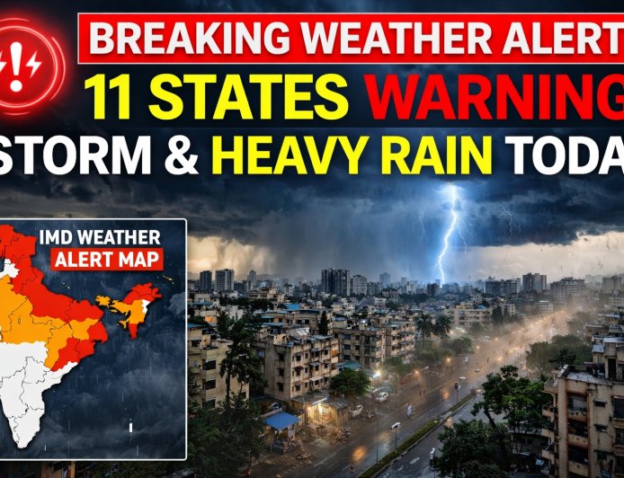 Weather Update April 9: Rain Alert in 12 States, Storms & Winds Up to 85 km/h Expected