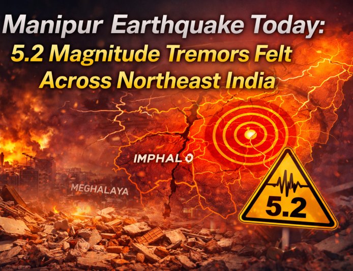 Manipur Earthquake Today: 5.2 Magnitude Tremors Felt Across Northeast India