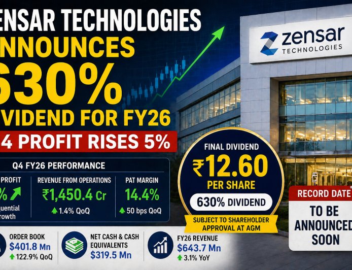 Zensar Technologies Announces 630% Dividend for FY26, Q4 Profit Rises 5%