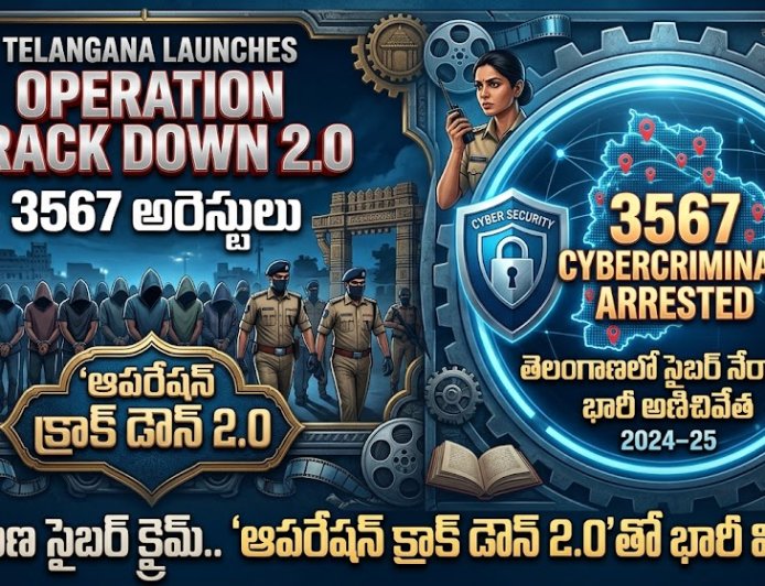 Telangana Launches Operation Crack Down 2.0, 3567 Arrests