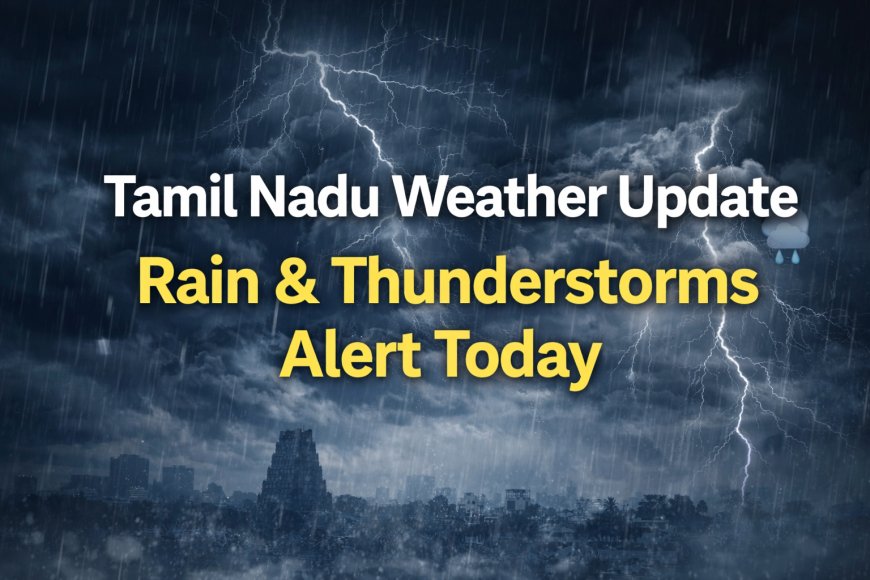 Tamil Nadu Weather News: Thunderstorms and Rain to Hit Key Regions