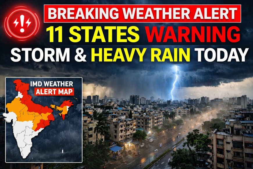 Weather Update April 9: Rain Alert in 12 States, Storms & Winds Up to 85 km/h Expected