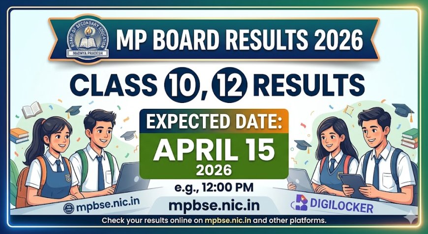 MP Board Class 10, 12 Results 2026 Expected on April 15