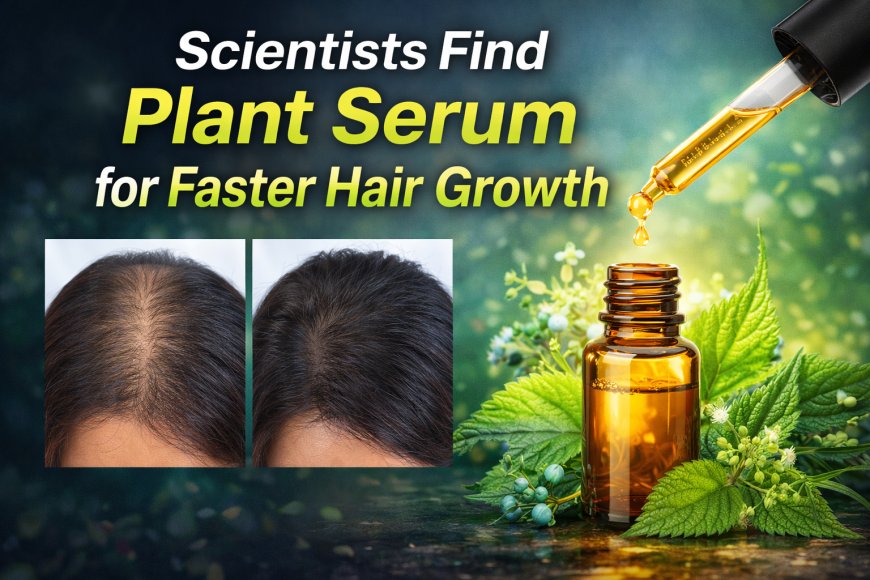 Scientists Find Plant Serum for Faster Hair Growth