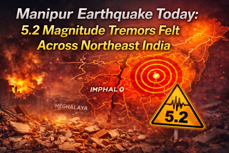 Manipur Earthquake Today: 5.2 Magnitude Tremors Felt Across Northeast India