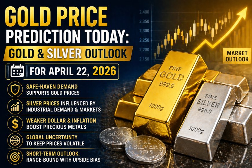 Gold Price Prediction Today: Gold & Silver Outlook for April 22, 2026
