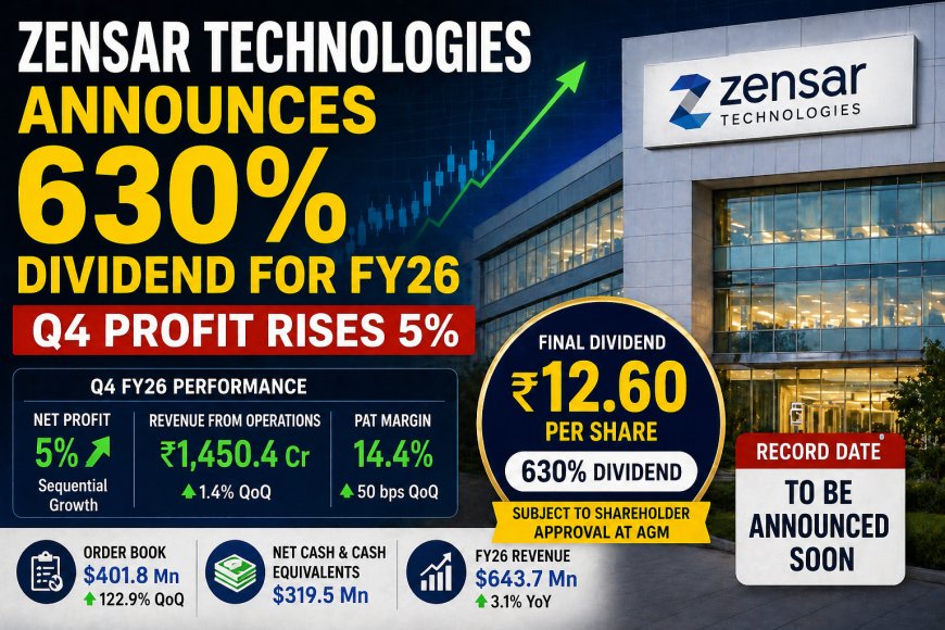 Zensar Technologies Announces 630% Dividend for FY26, Q4 Profit Rises 5%