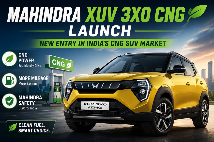 Mahindra XUV 3XO CNG Launch: New Entry in India’s CNG SUV Market