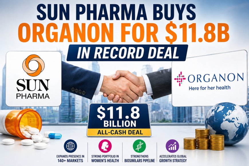 Sun Pharma Buys Organon for $11.8B in Record Deal