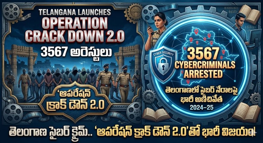 Telangana Launches Operation Crack Down 2.0, 3567 Arrests