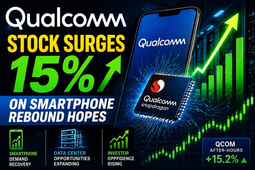 Qualcomm Stock Surges 15% on Smartphone Rebound Hopes