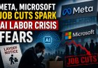 Meta, Microsoft Job Cuts Spark AI Labor Crisis Fears