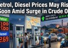 Petrol, Diesel Prices May Rise Soon Amid Surge in Crude Oil
