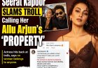 Seerat Kapoor Slams Troll Calling Her Allu Arjun’s ‘Property’