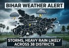 Bihar Weather Alert: Storms, Heavy Rain Likely Across 38 Districts