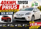 40KMPL Toyota Prius Available for the Price of Tata Nexon