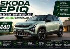 Skoda Epiq Electric SUV Revealed With 440km Driving Range