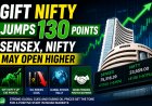 GIFT Nifty Jumps 130 Points; Sensex, Nifty May Open Higher