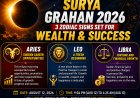 Surya Grahan 2026: 3 Zodiac Signs Set for Wealth & Success