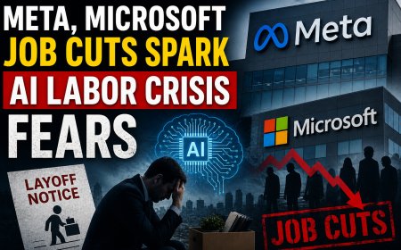 Meta, Microsoft Job Cuts Spark AI Labor Crisis Fears