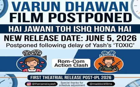Varun Dhawan Film Postponed to June 5 After Yash Toxic Delay