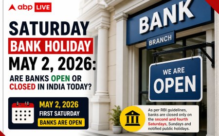 Saturday Bank Holiday May 2, 2026: Are Banks Open or Closed in India Today?