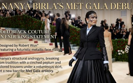 Ananya Birla’s Met Gala 2026 Debut in Bold Black Couture