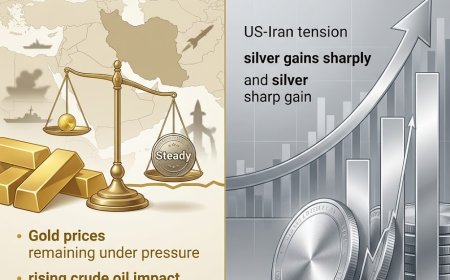 Gold Prices Steady Amid US-Iran Tensions; Silver Jumps