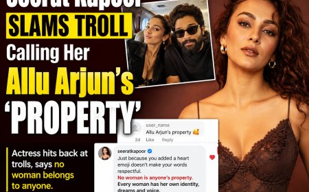 Seerat Kapoor Slams Troll Calling Her Allu Arjun’s ‘Property’