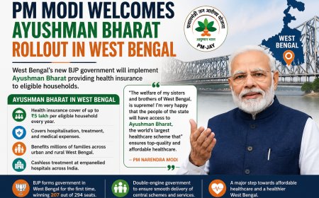 PM Modi Praises Ayushman Bharat Rollout in West Bengal