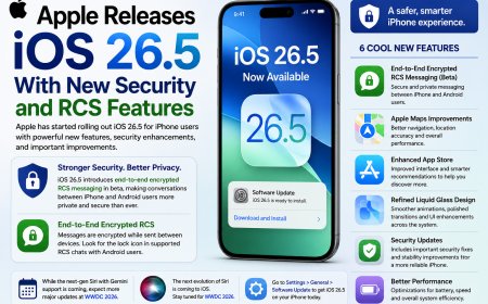 Apple Releases iOS 26.5 With New Security and RCS Features