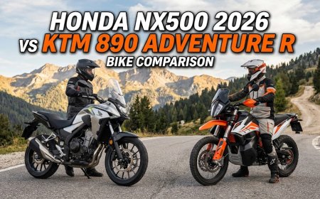 Honda NX500 2026 vs KTM 890 Adventure R: Bike Comparison