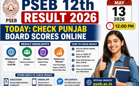PSEB 12th Result 2026 Today: Check Punjab Board Scores Online