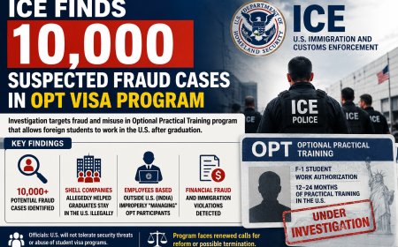 ICE Finds 10,000 Suspected Fraud Cases in OPT Visa Program